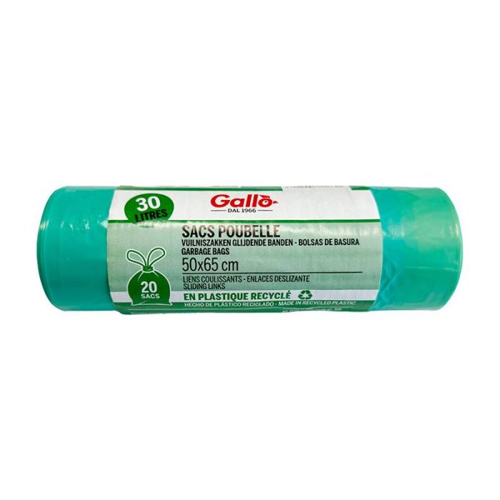 Pack 20 Müllsäcke 30 L 50 × 65 cm
