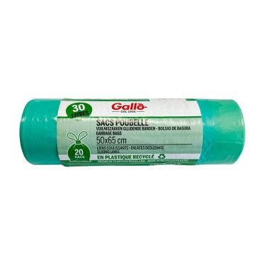 Pack 20 Müllsäcke 30 L 50 × 65 cm
