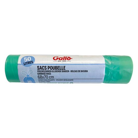 CARTINDUSTRIA VENETA Bolsa de basura 50L x10