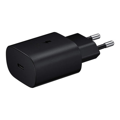 Cargador Samsung USB‑C 25W Negro Carga Rápida Compacta