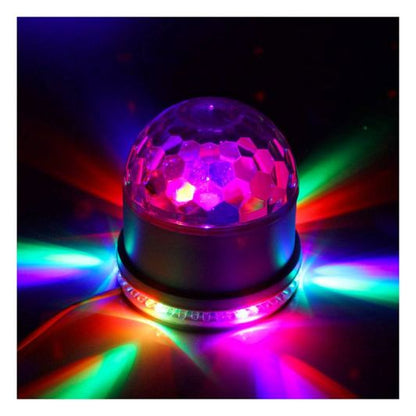 BOOMTONEDJ SUNBALL LED Light Globe Multicolor Disco Ball 11 cm