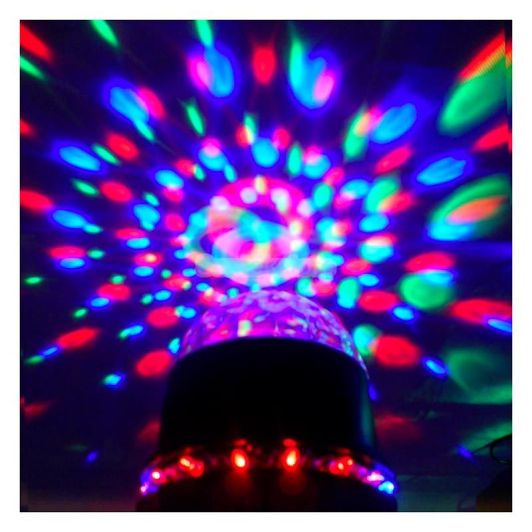 BOOMTONEDJ SUNBALL LED Light Globe Multicolor Disco Ball 11 cm
