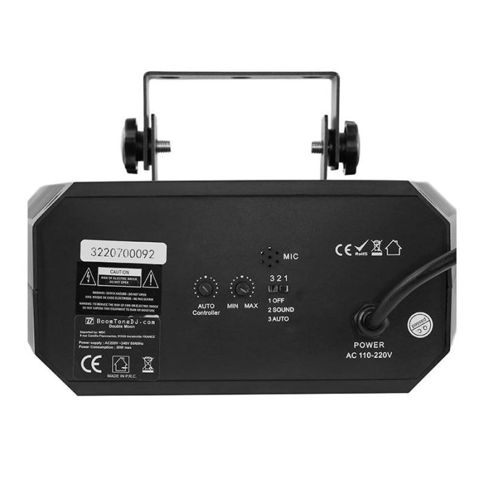 BOOMTONEDJ Double Moon Gobo 115 RGBWA LEDs
