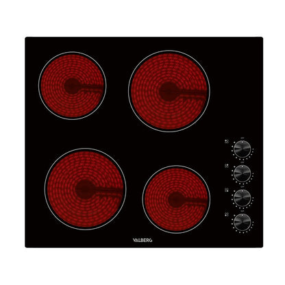 VALBERG VH 4 TM 007C Placa Vitrocerámica 4 Quemadores 6000W