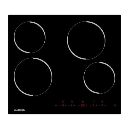 VALBERG VH 4 T 007C Placa Vitrocerámica 4 Zonas 6000W