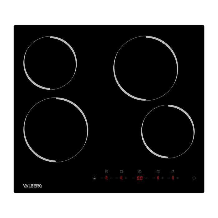 VALBERG VH 4 T 007C Placa Vitrocerámica 4 Zonas 6000W