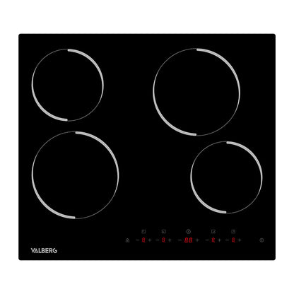VALBERG VH 4 T 007C Placa Vitrocerámica 4 Zonas 6000W