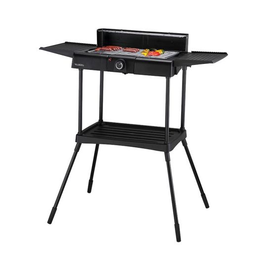VALBERG Barbacoa Eléctrica 2200W de Sobremesa Negra