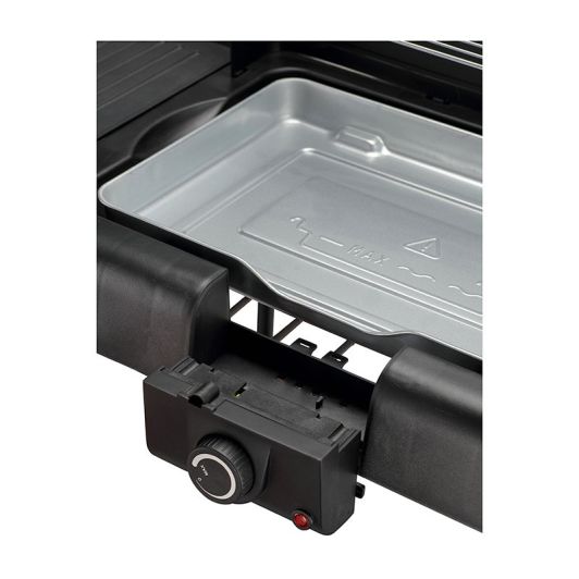 VALBERG Barbacoa Eléctrica 2200W de Sobremesa Negra