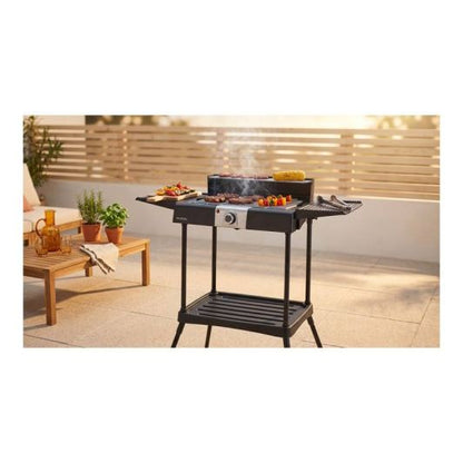 VALBERG Barbacoa Eléctrica 2200W de Sobremesa Negra