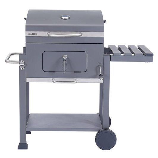 VALBERG Barbacoa de Carbón Parrilla Regulable 10 Personas