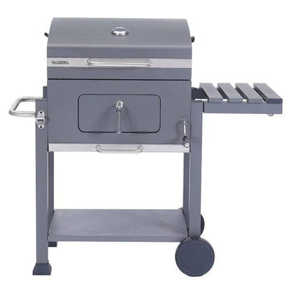 VALBERG Barbacoa de Carbón Parrilla Regulable 10 Personas