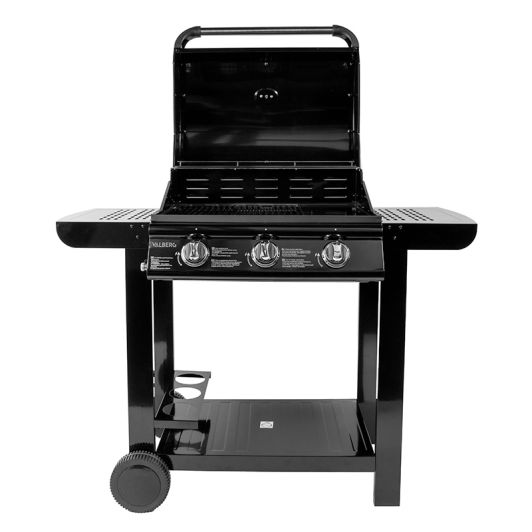 VALBERG Barbacoa Gas 3 Quemadores 8‑10 Personas
