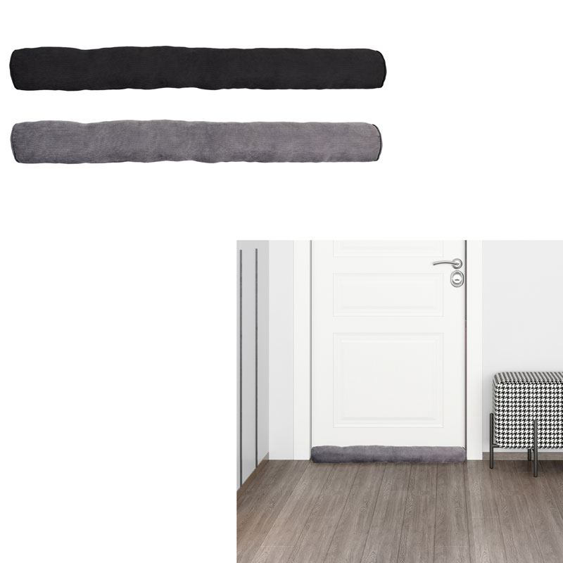 GROUPE CMP Burlete de Terciopelo para Puertas 10 cm x 95 cm Color Negro