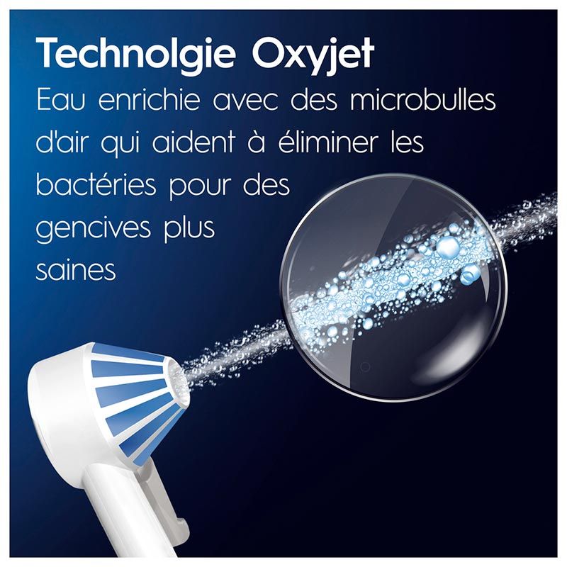 ORAL-B OXYJET MD20 Irrigador Dental Microburbujas + 2 Cánulas