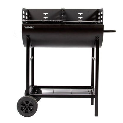 VALBERG CH-VAL-DBARREL6640 Barbacoa de Carbón Doble Parrilla 3 Niveles