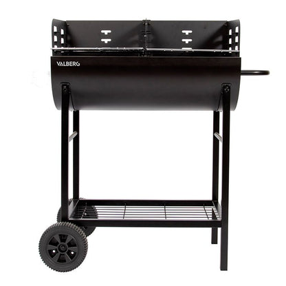 VALBERG CH-VAL-DBARREL6640 Barbacoa de Carbón Doble Parrilla 3 Niveles