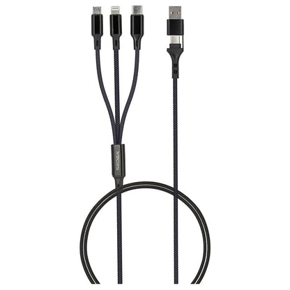 Cable de carga SEDEA 3 en 1 USB C, Micro USB y lighting AAPLE