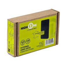 HIGH ONE Disco Duro Externo Reacondicionado 500GB USB‑C 3.0
