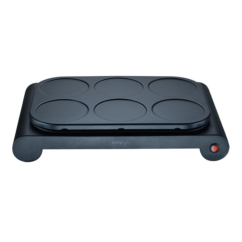 COSYLIFE CL‑CM6P Máquina Crepes y Raclette 1000W con 6 palas