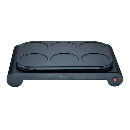 COSYLIFE CL‑CM6P Máquina Crepes y Raclette 1000W con 6 palas
