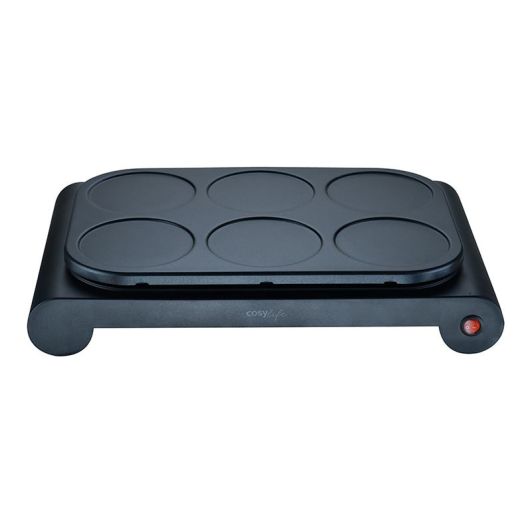 COSYLIFE CL‑CM6P Máquina Crepes y Raclette 1000W con 6 palas