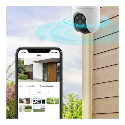 EZVIZ H8C Cámara de Seguridad Motorizada 1080p 360°