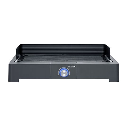 Barbacoa Eléctrica de Mesa SEVERIN 2000W Cortavientos y Rejilla Acero PG 8537 TABLE