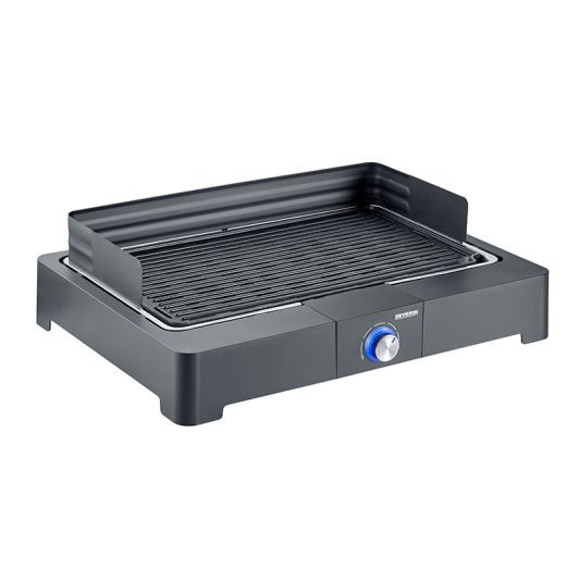 Barbacoa Eléctrica de Mesa SEVERIN 2000W Cortavientos y Rejilla Acero PG 8537 TABLE
