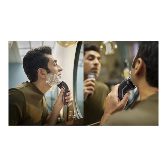 Philips S3143/00 Afeitadora Rotativa de Barba 5D Pivot & Flex Impermeable