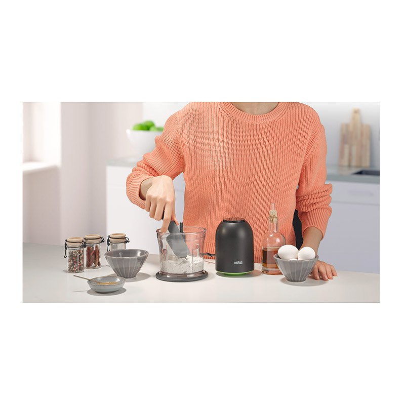 Braun CH3011BK Mini Picadora Compacta 500W Doble Cuchilla