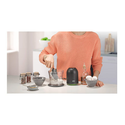 Braun CH3011BK Mini Picadora Compacta 500W Doble Cuchilla