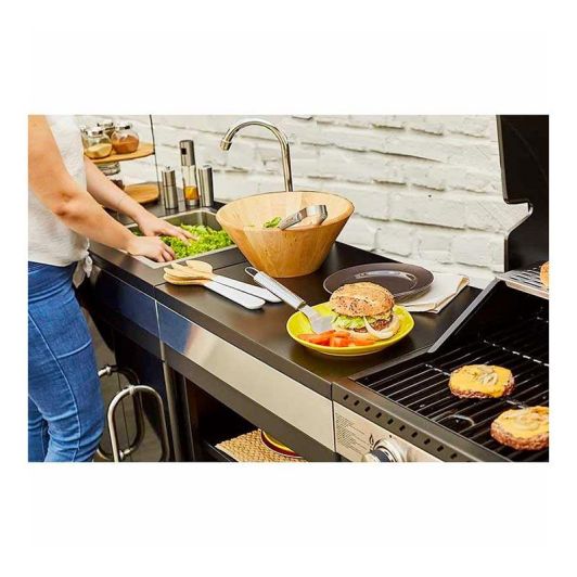 COOK N EAT Cocina Exterior de Gas 3 Quemadores 11500W