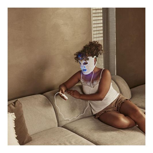 Silk'N Mascarilla Facial LED Antiedad 100 Luz Roja Azul