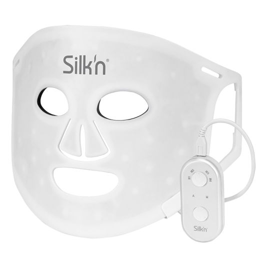 Silk'N Mascarilla Facial LED Antiedad 100 Luz Roja Azul