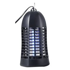 ZEROMOUSTIQUE Lámpara UV Antimosquitos Interior Negra Compacta para Hogar