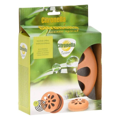 Koopman Incienso Antimosquito de Citronela Terracota 10 Espirales