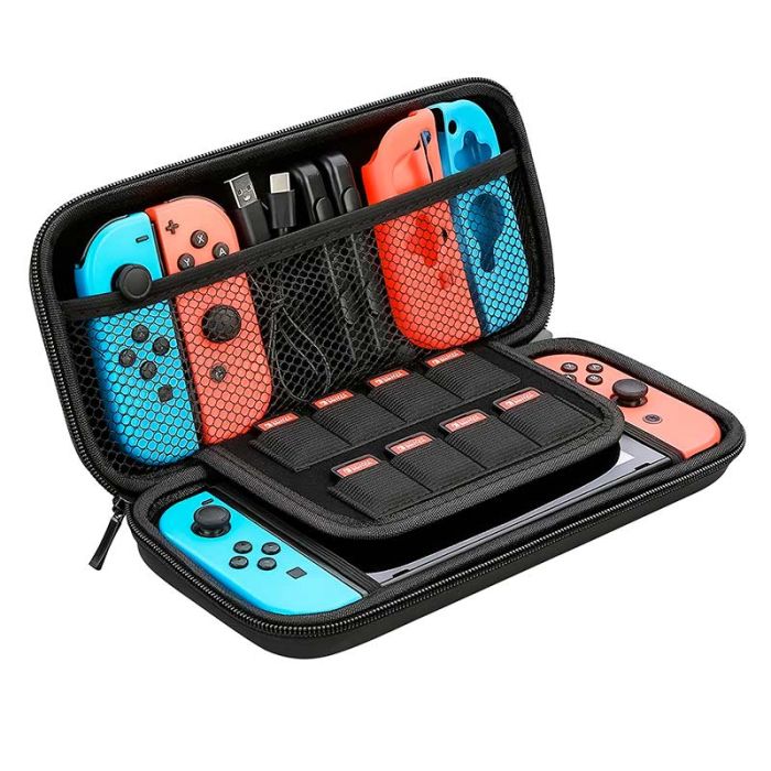 AMSTRAD Funda Protectora Para Nintendo Switch Negra