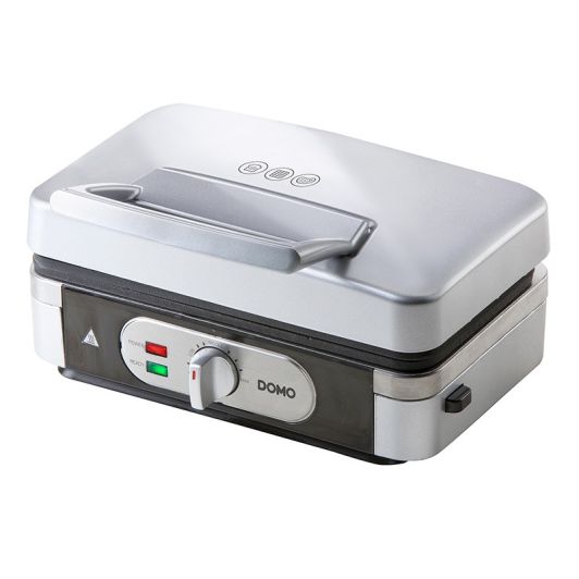 DOMO DO9264C Sandwichera 3 en 1 1000W Inox