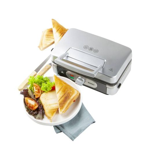DOMO DO9264C Sandwichera 3 en 1 1000W Inox