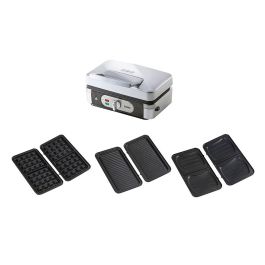 DOMO DO9264C Sandwichera 3 en 1 1000W Inox
