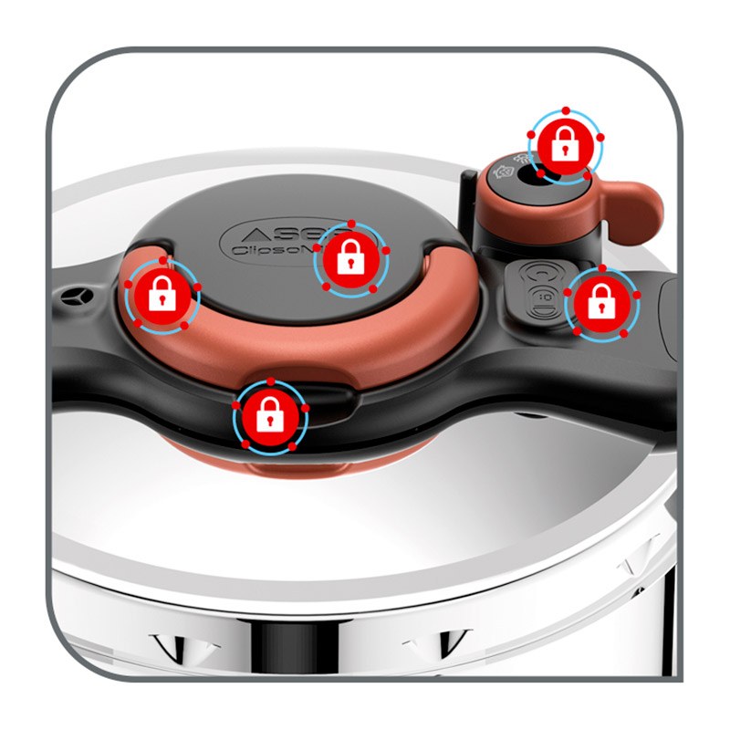 TEFAL Clipso Easy Evidence 7 Olla a Presión 7,5L Plegable
