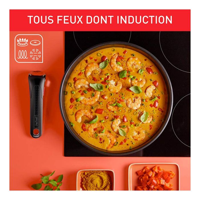 Batería ollas y cacerolas TEFAL Ingenio Emotion 5pcs