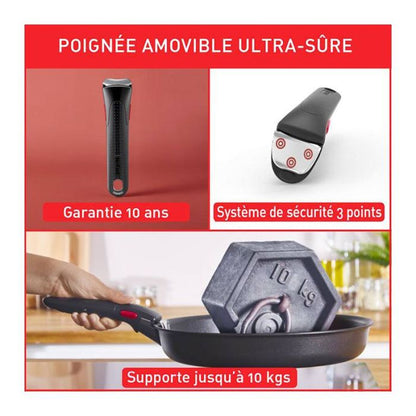 Batería ollas y cacerolas TEFAL Ingenio Emotion 5pcs