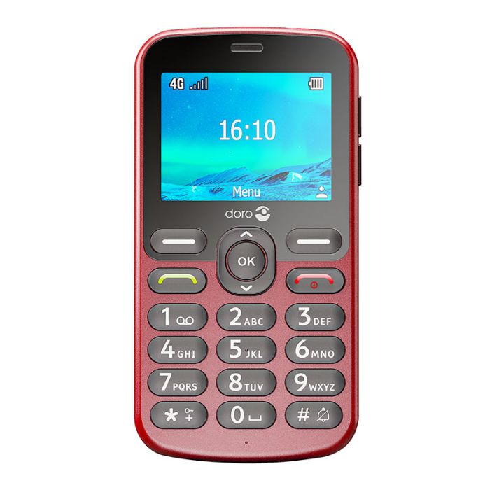 Teléfono Móvil Senior Doro 1855 Rojo 4G