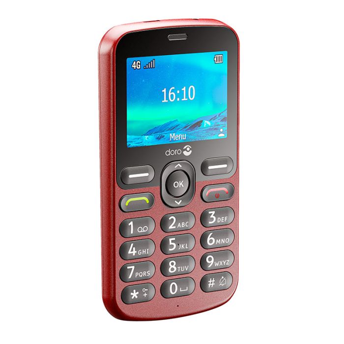 Teléfono Móvil Senior Doro 1855 Rojo 4G