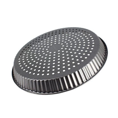 MENASTYL Molde de Tarta Perforado Acero Inoxidable 32 cm