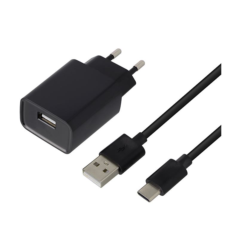 High One Adaptador 2,4 AA Negro Cargador USB‑C 1 M