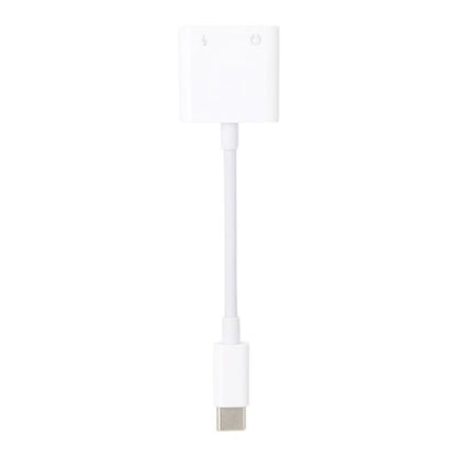 EDENWOOD USB C and JACK Adaptador Blanco