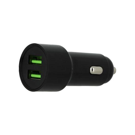Cargador HIGH ONE 12W 2 Puertos USB‑A Negro